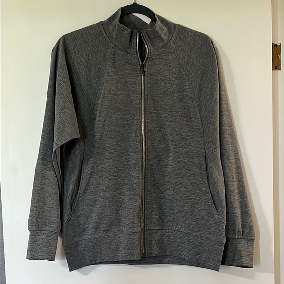 Mono B Women's Gray Zip Up Jacket - Picture 1 of 8